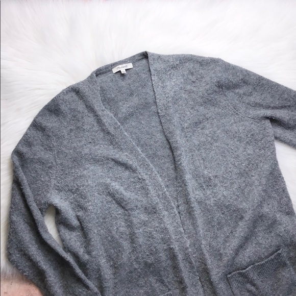 Madewell Sweaters - MADEWELL GREY MERINO WOOL BLEND CARDIGAN S
